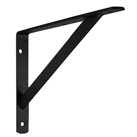 black metal brackets home depot|metal bracket with screw holes.